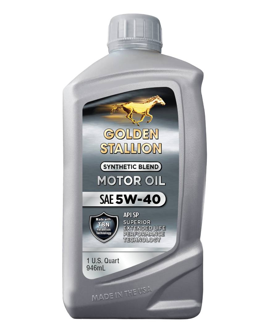 Golden Stallion Synthetic Blend SAE 5W-40 SP Motor Oil